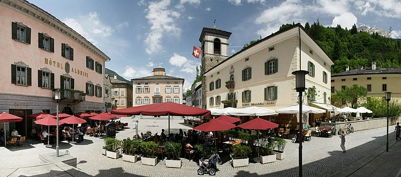 Piazza Communale Poschiavo