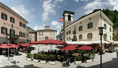 Piazza Communale Poschiavo
